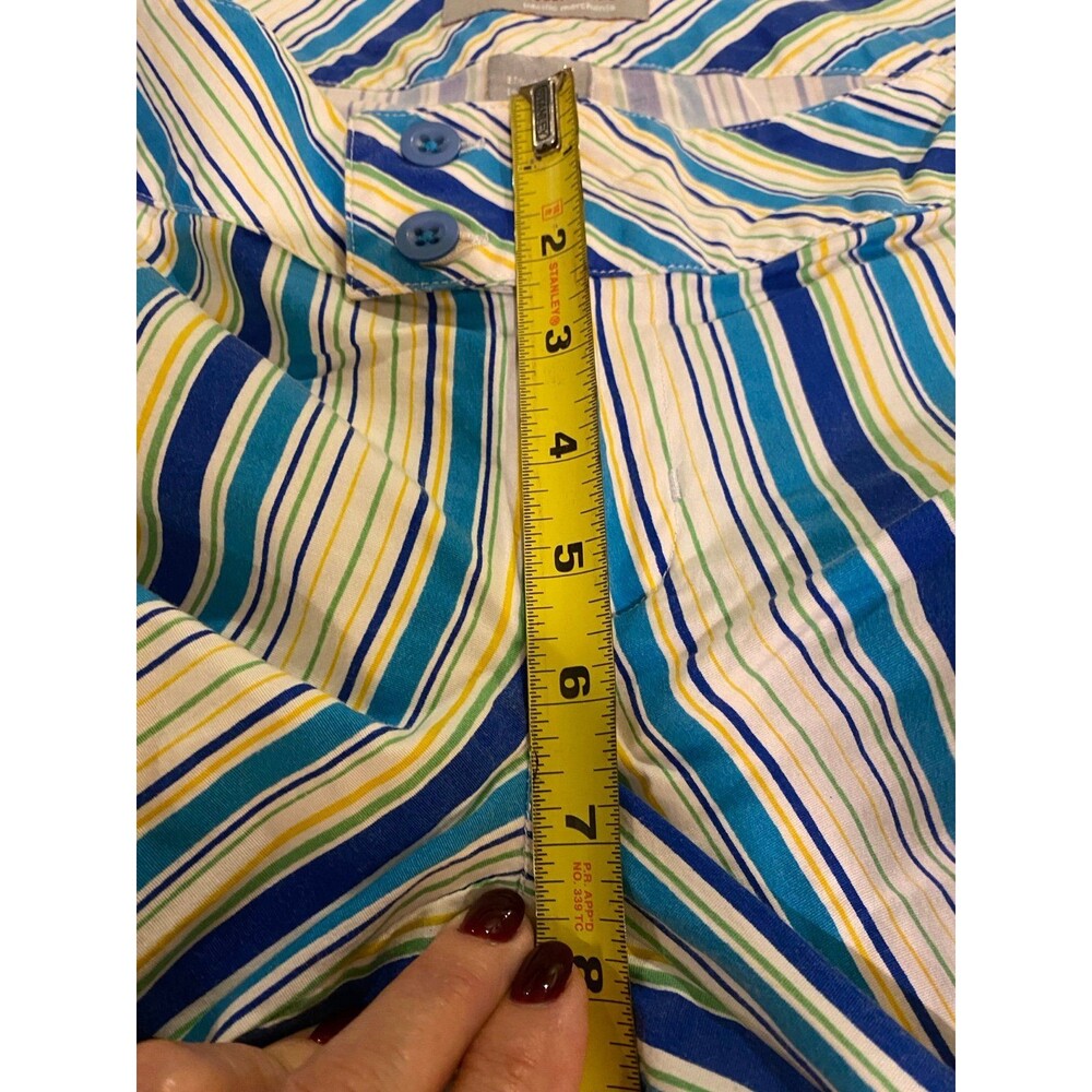 Hollister Pacific Merchants Womens Capris Pants Striped Casual Summer Vacation - Picture 10 of 11